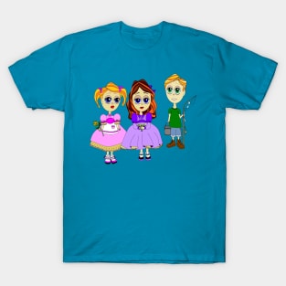 Three Big Eyed Children T-Shirt